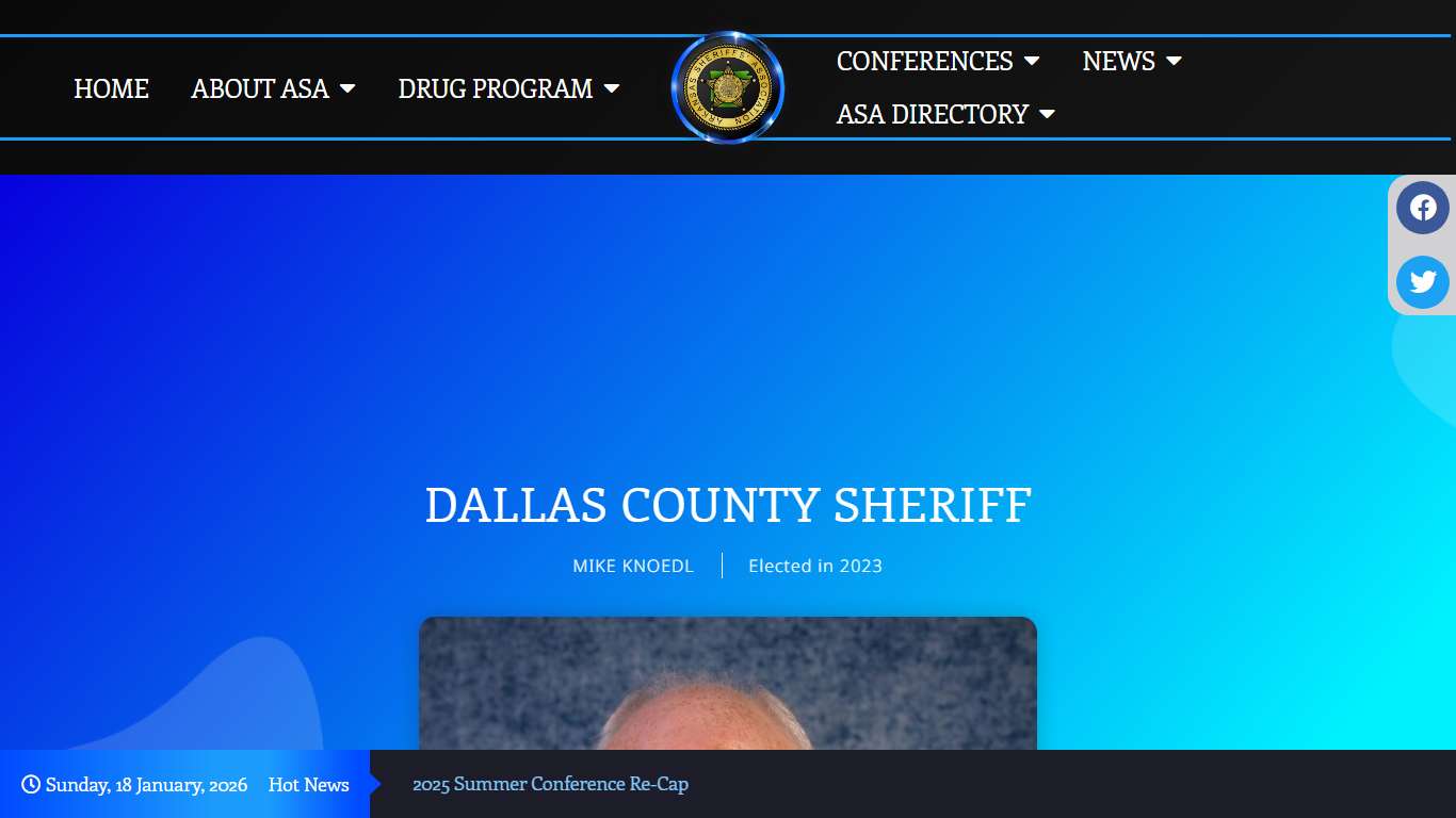 DALLAS COUNTY SHERIFF – Arkansas Sheriff Association